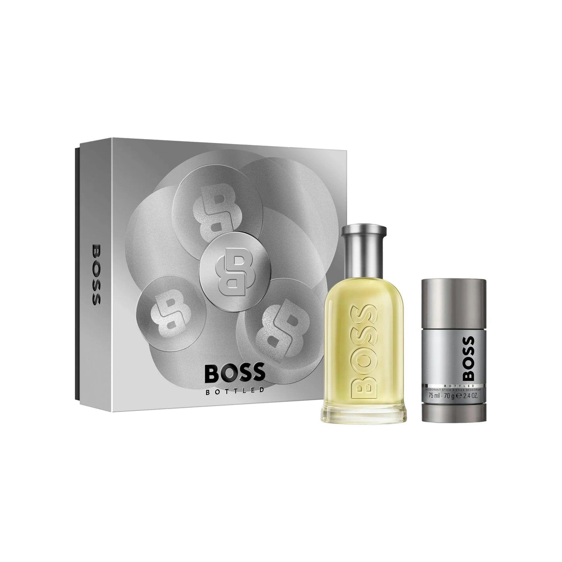 Hugo Boss Bottled Eau De Toilette + Deodorant Stick - Edt Spray 200Ml + Deodorant Stick 75Ml
