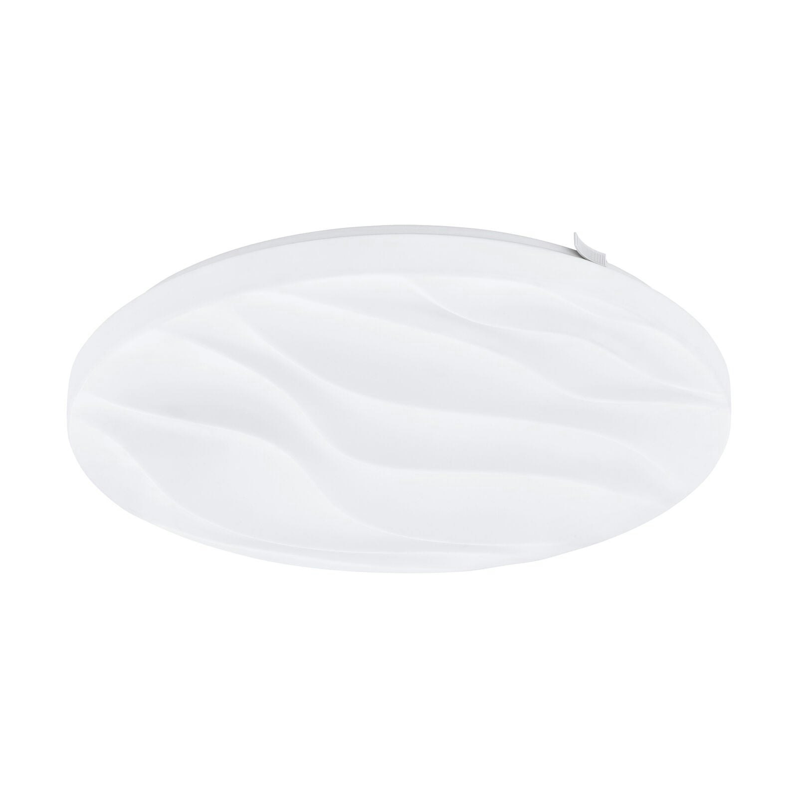 Rackhams Light/White Flush Ceiling Colour Shade Plastic Bulb Led 17.3W Included
