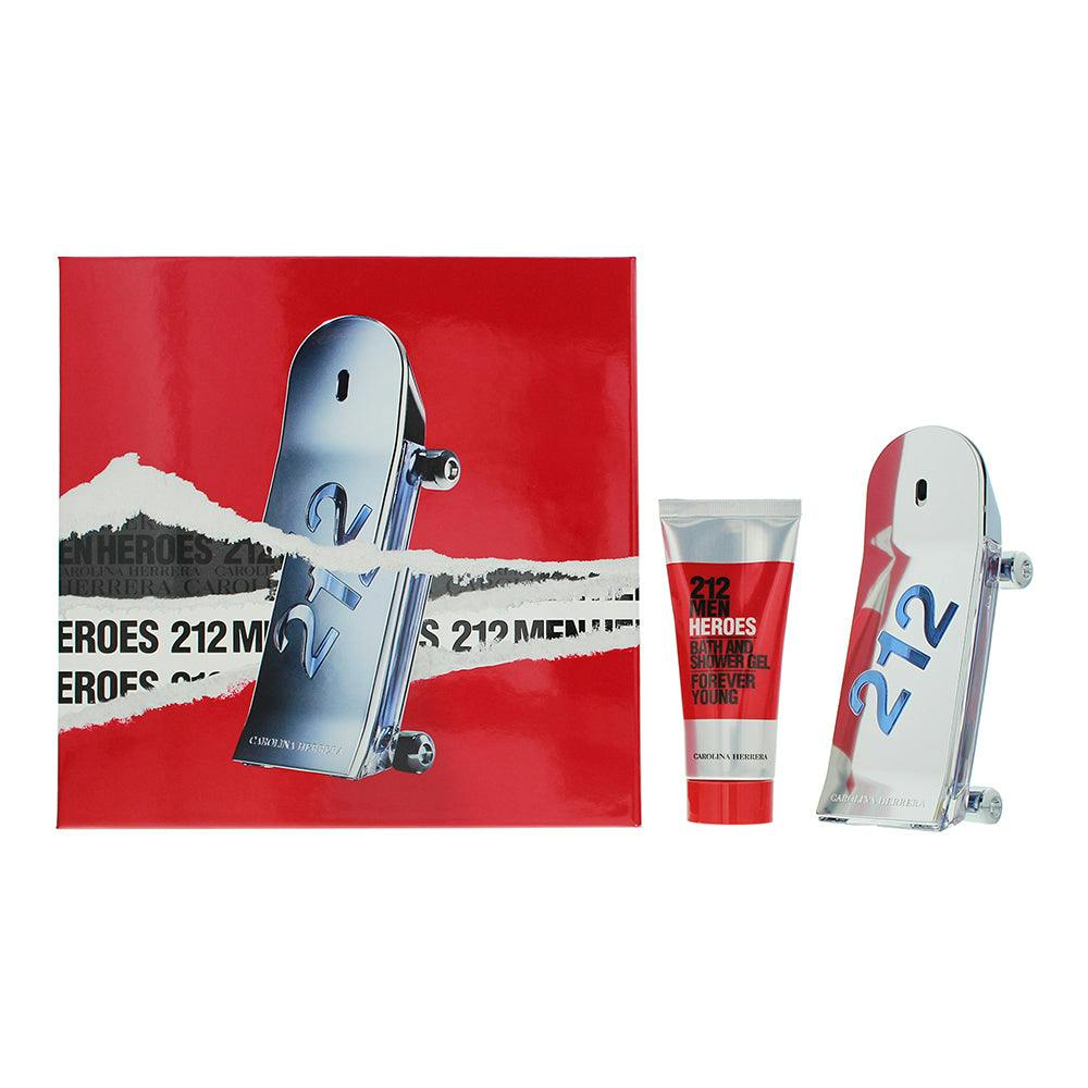Carolina Herrera 212 Heroes Gift Set 90Ml Edt Spray + 100Ml Shower Gel - Image 5