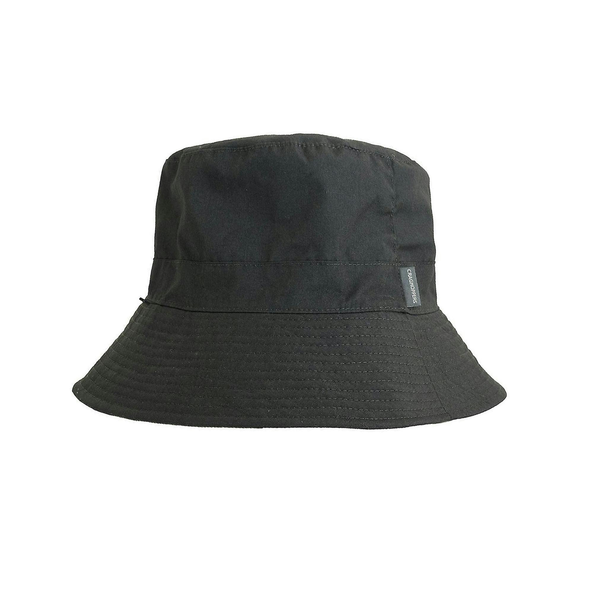 Craghoppers Grey Expert Kiwi Bucket Hat - Carbon - Carbon - M-L - 65% Polyester/35% Cotton