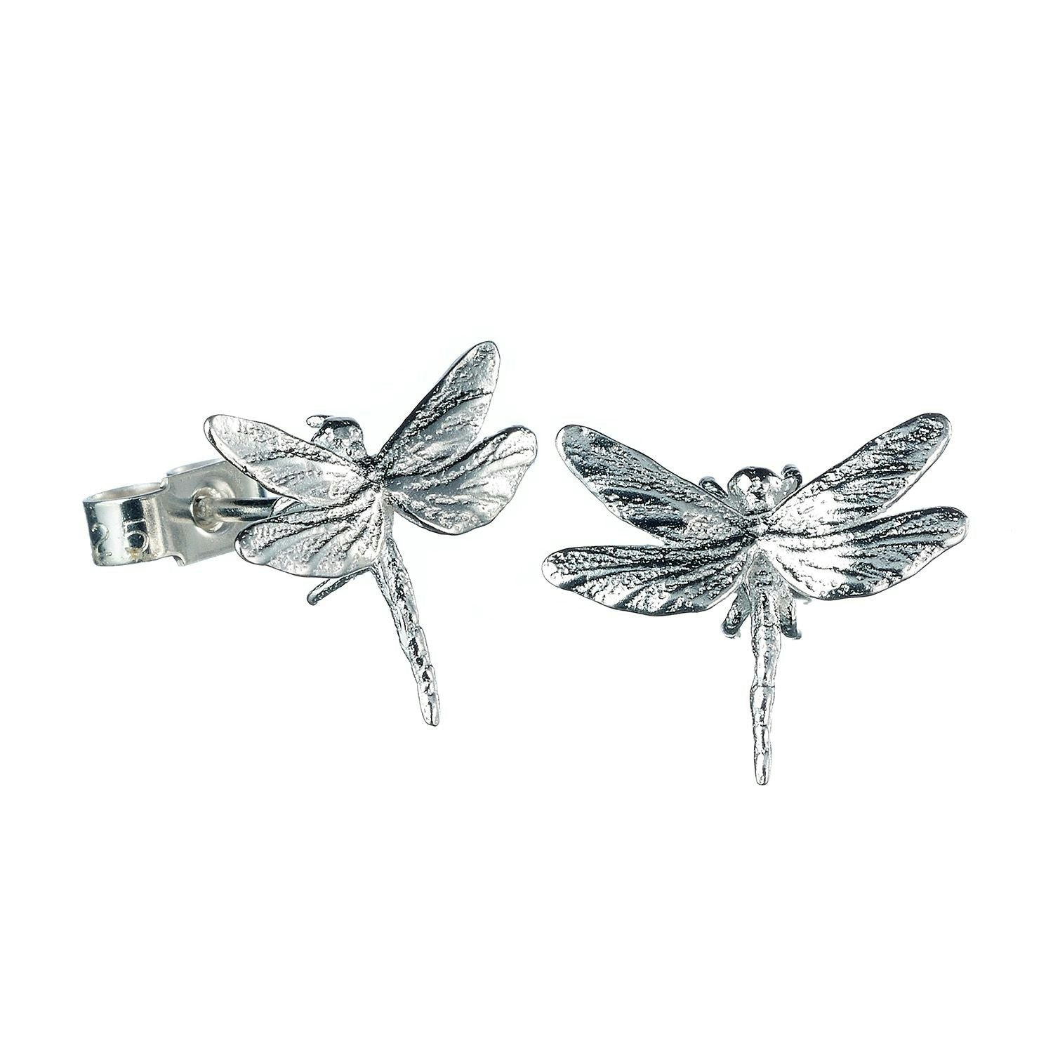Mylee London Silver Sterling Dragonfly Stud Earrings - No