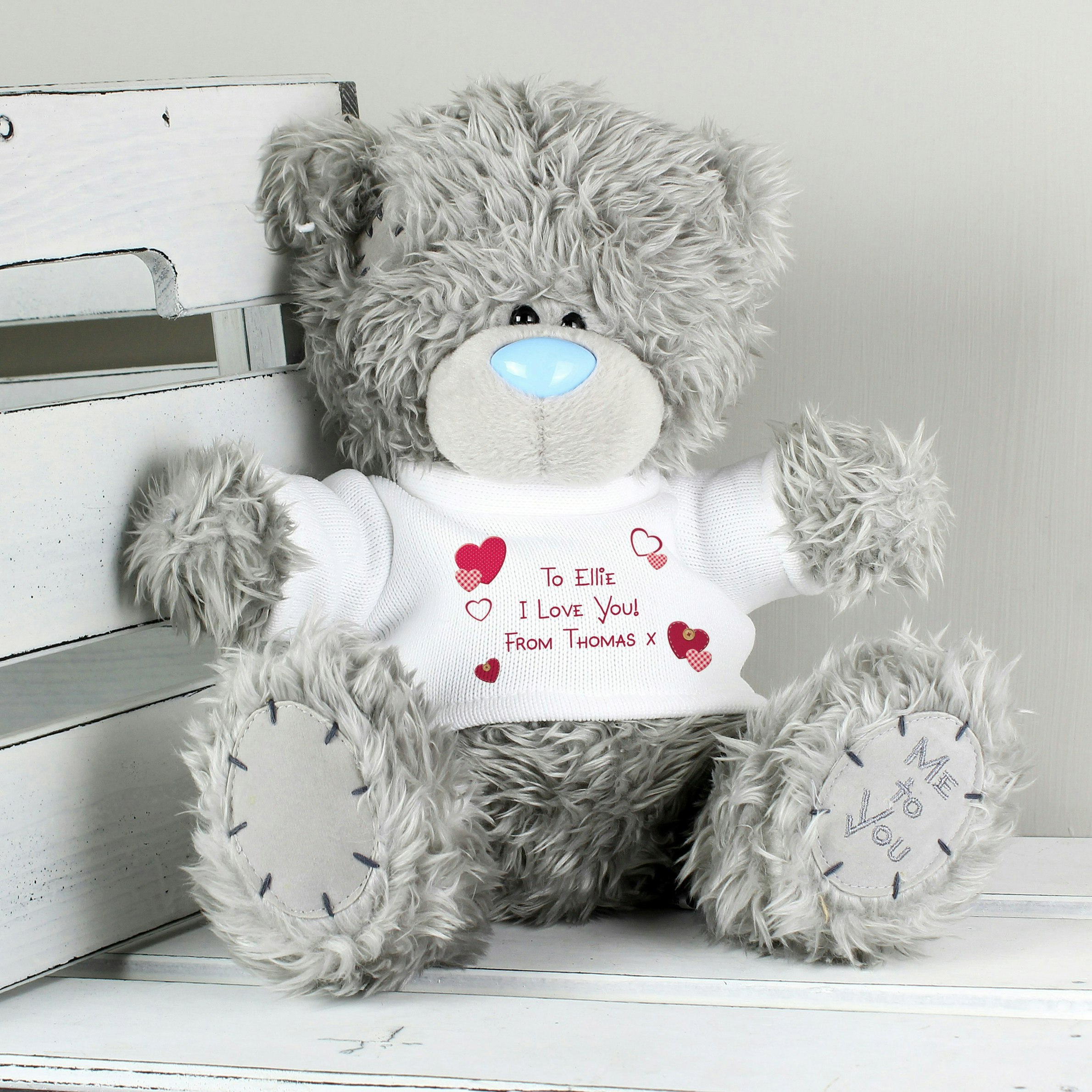 Personalised Memento Company Personalised Me To You Bear Hearts