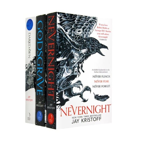 Harpercollins Red The Nevernight Chronicle Complete Collection By Jay Kristoff - Nevernight, Godsgrave, Darkdawn