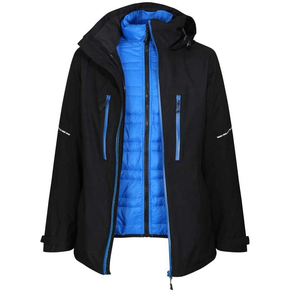 Regatta Men's Black/Blue X-Pro Evader Iii Padded Jacket - /Oxford - Xl - /Oxford - 100% Polyester