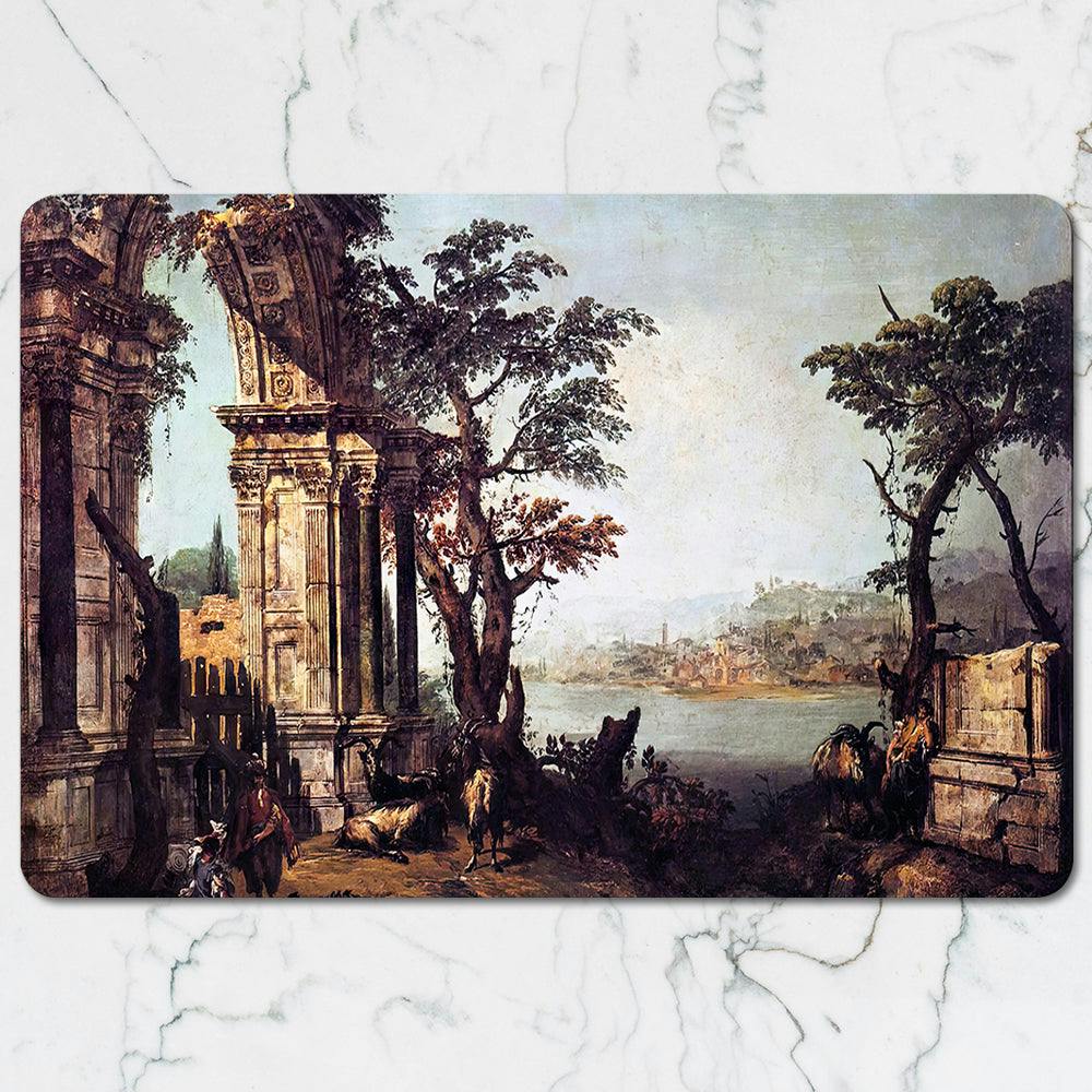 Benjamin Tate Design Placemat Coaster Set For Dining Table Decor Durable Heat Resistant