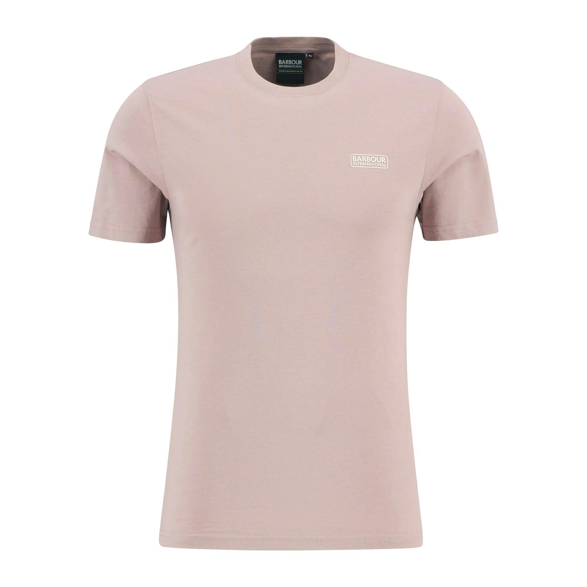 Barbour International Small Logo T-Shirt Woodrose - L
