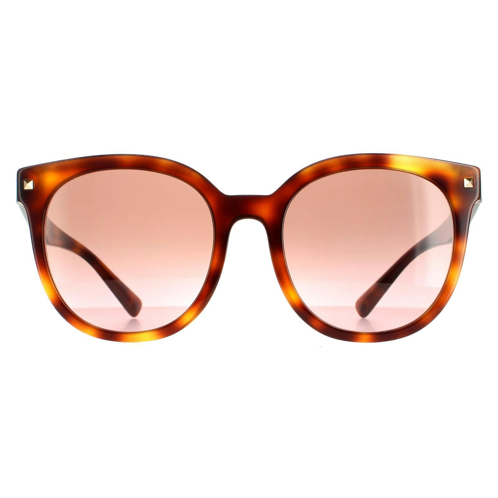 Valentino Sunglasses VA4083 501114 Havana Violet to Brown Gradient - Image 4