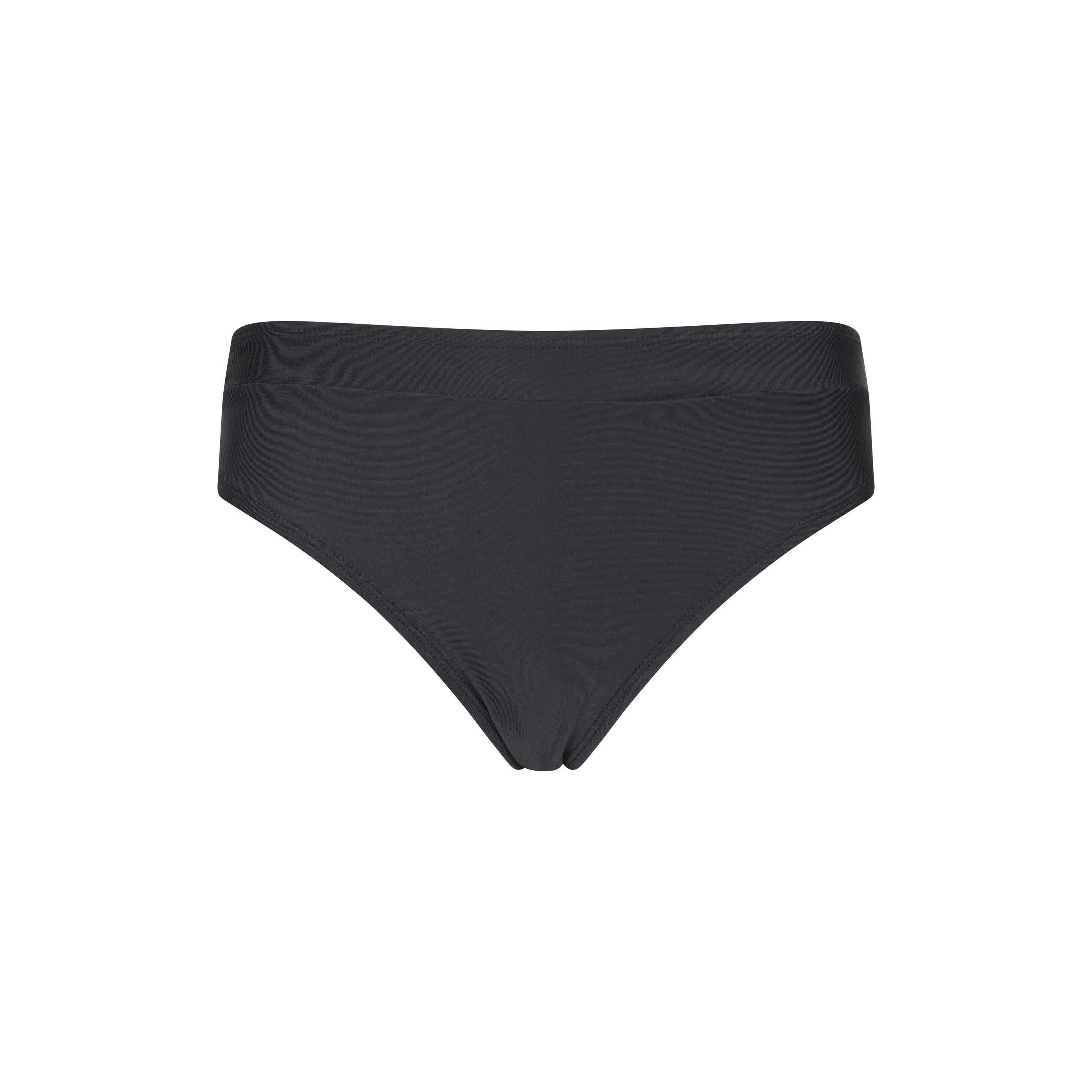 Mountain Warehouse Women's Black Bikini Bottoms - Jet - Jet - 16 Uk - 85% Recycled Polyester/15% Elastane