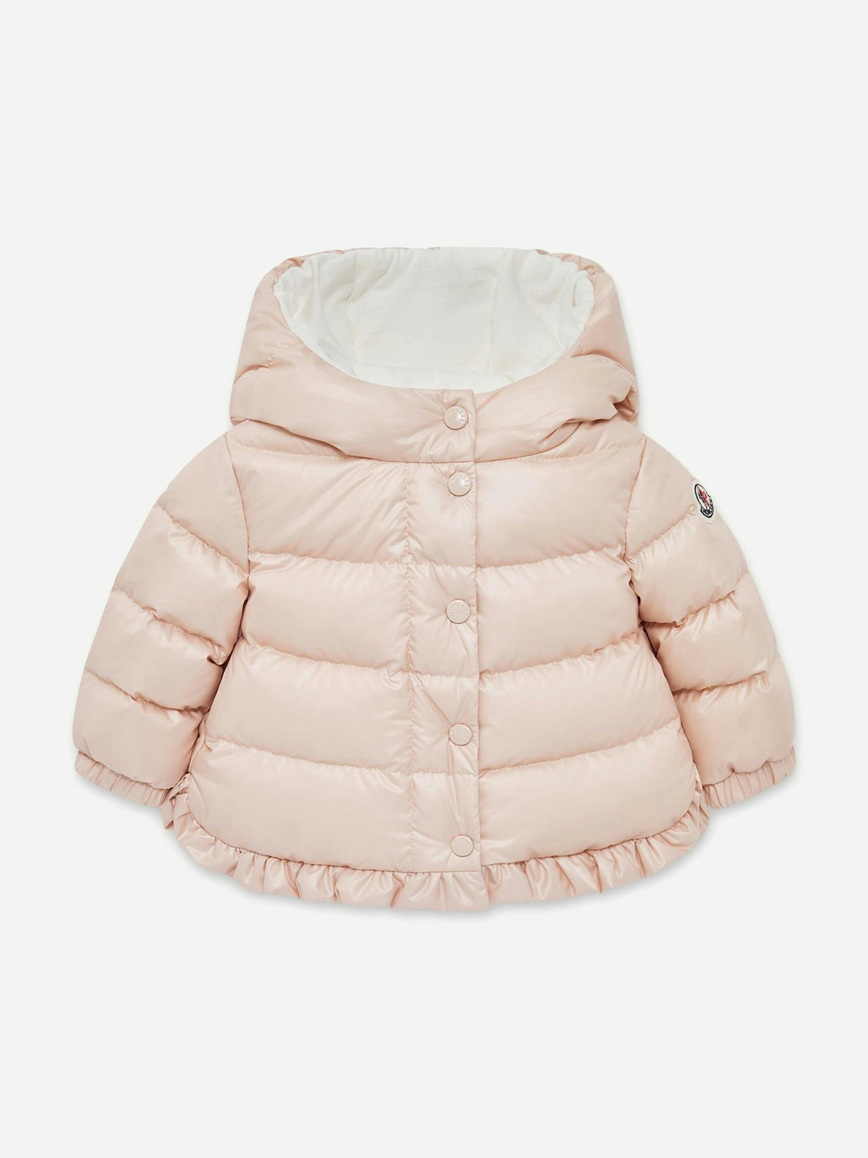 Moncler Enfant Women's Pink Baby Girls Down Padded Tazui Jacket In - 9-12 Mths