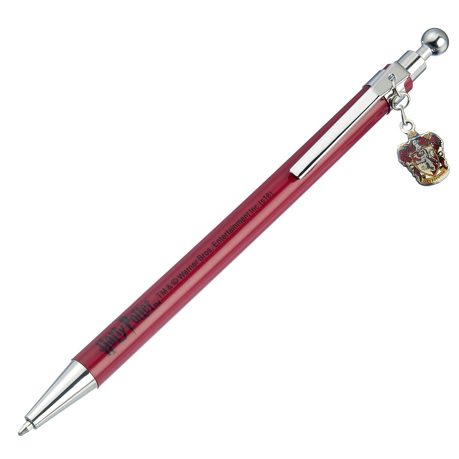 The Carat Shop Red/Black Harry Potter Gryffindor House Crest Pen
