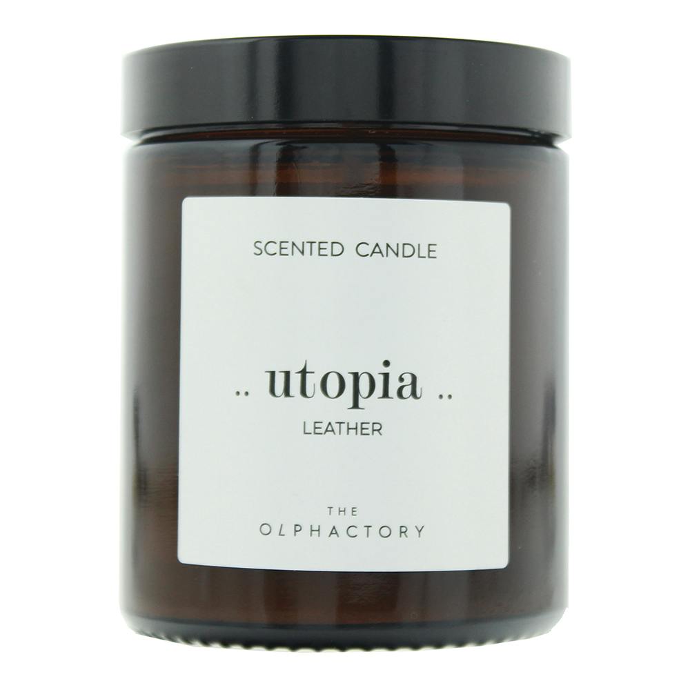 The Olphactory Utopia Leather Scented Candle-135G - Image 6