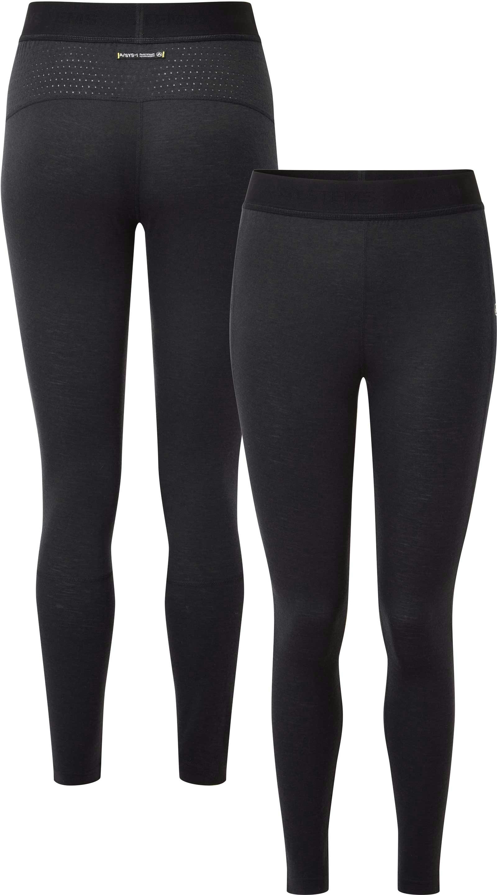 Artilect Women's Black Boulder 125 Leggings {Art-2212104} - Medium