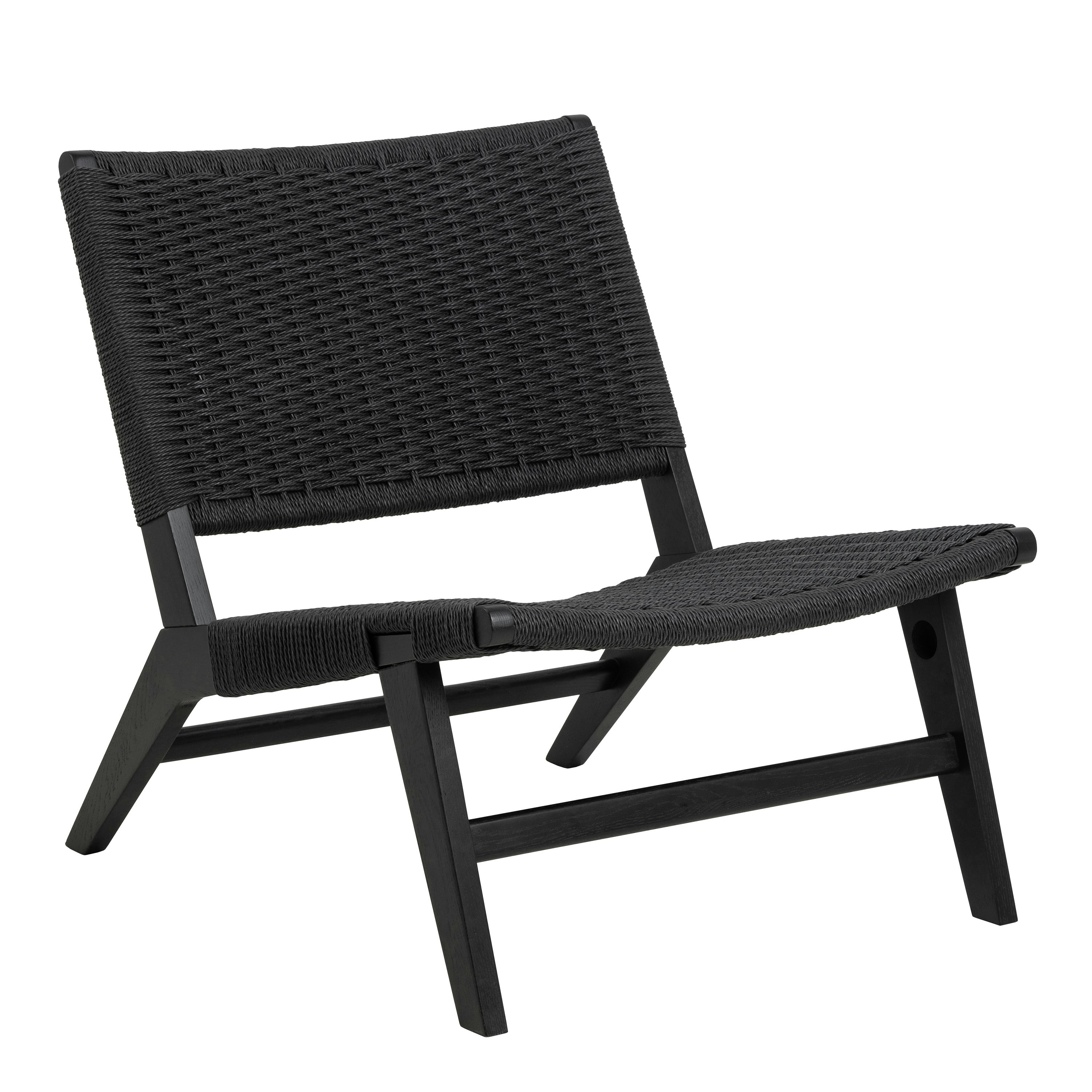 Furniture To Go Black Carson Lounge Chair In - 1