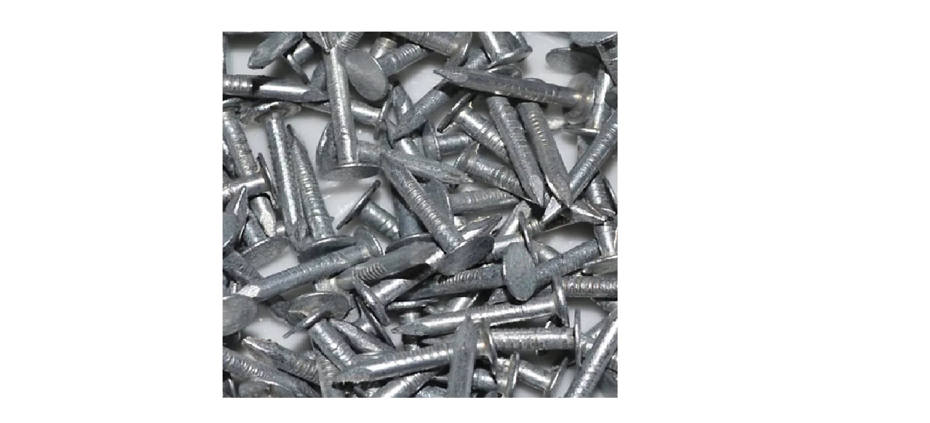 Forgefix Clout Nails Galvanised 40Mm X 2.65Mm - 500Gm