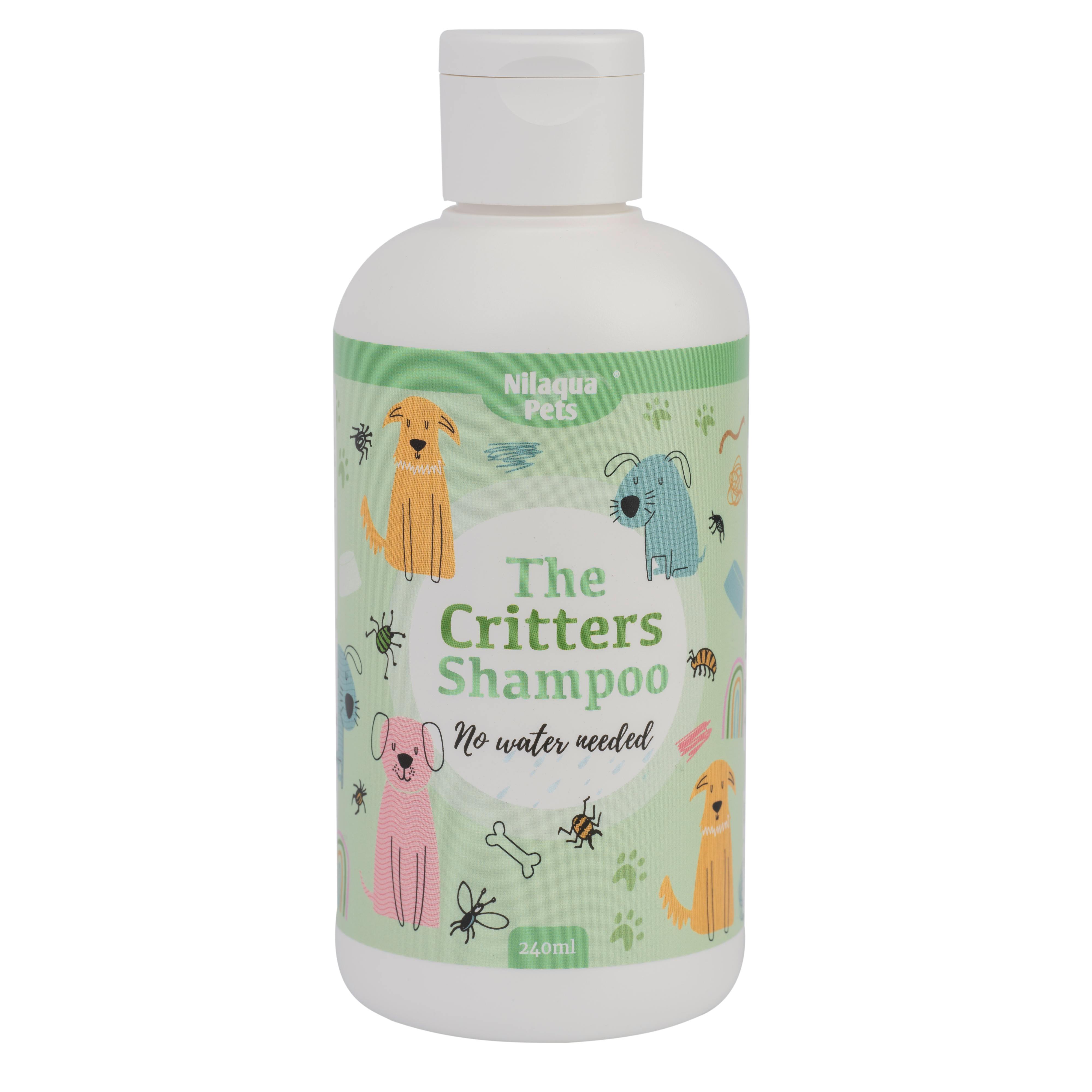 Nilaqua The Critters No Rinse Shampoo 240Ml – Naturally Repels - 240Ml - 1