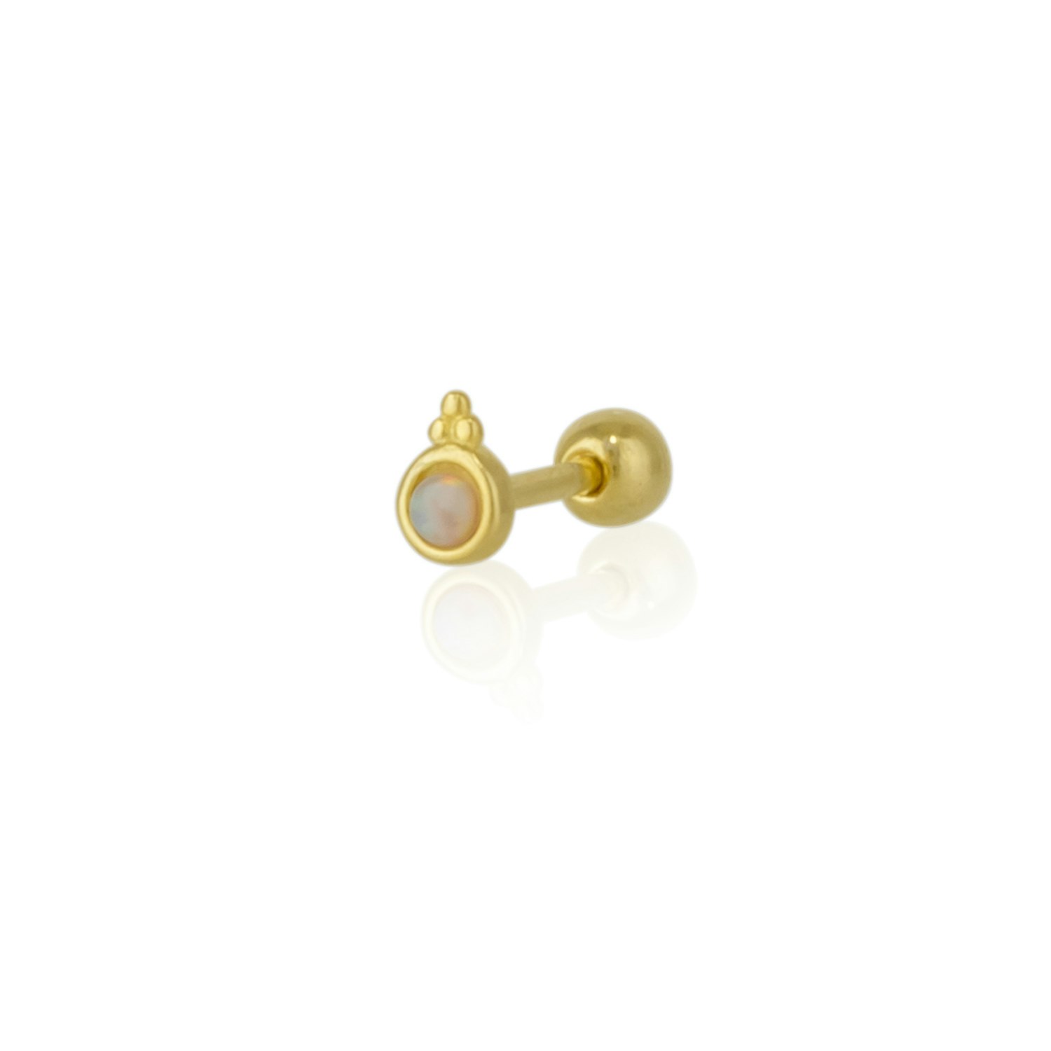 Spero London Silver Sterling Pearl Stud Piercing