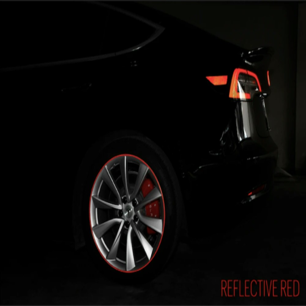 Rimpro-Tec Group Red Rimpro-Tec® Wheelbands™ Sliver & Reflective Rim Tape For Cars - Reflective