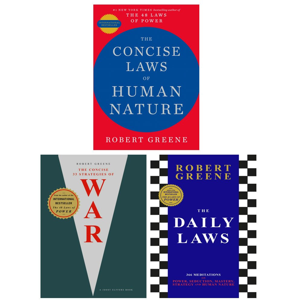Profile Books The Concise Laws Of Human Nature,The Concise Law Of 33 Strategies Of War & The Daily Laws