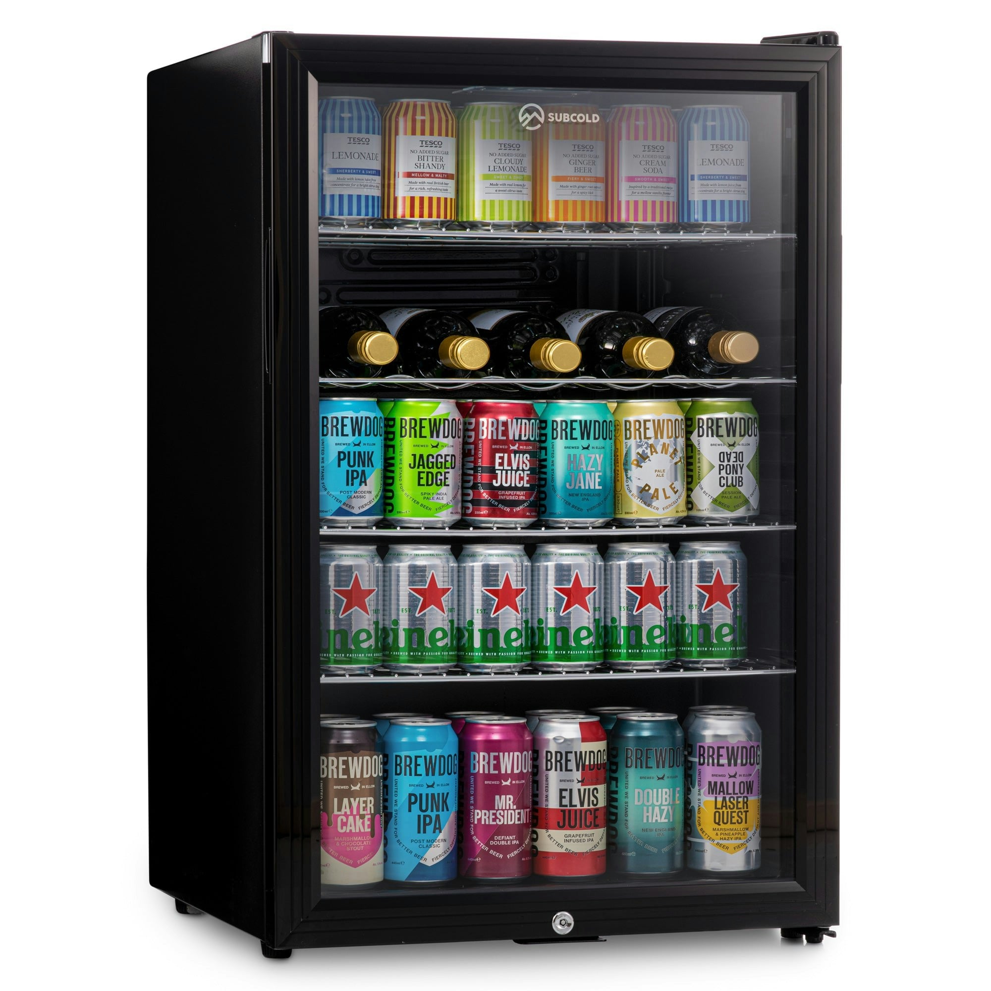 Subcold Black Super 115 Led Beer Fridge