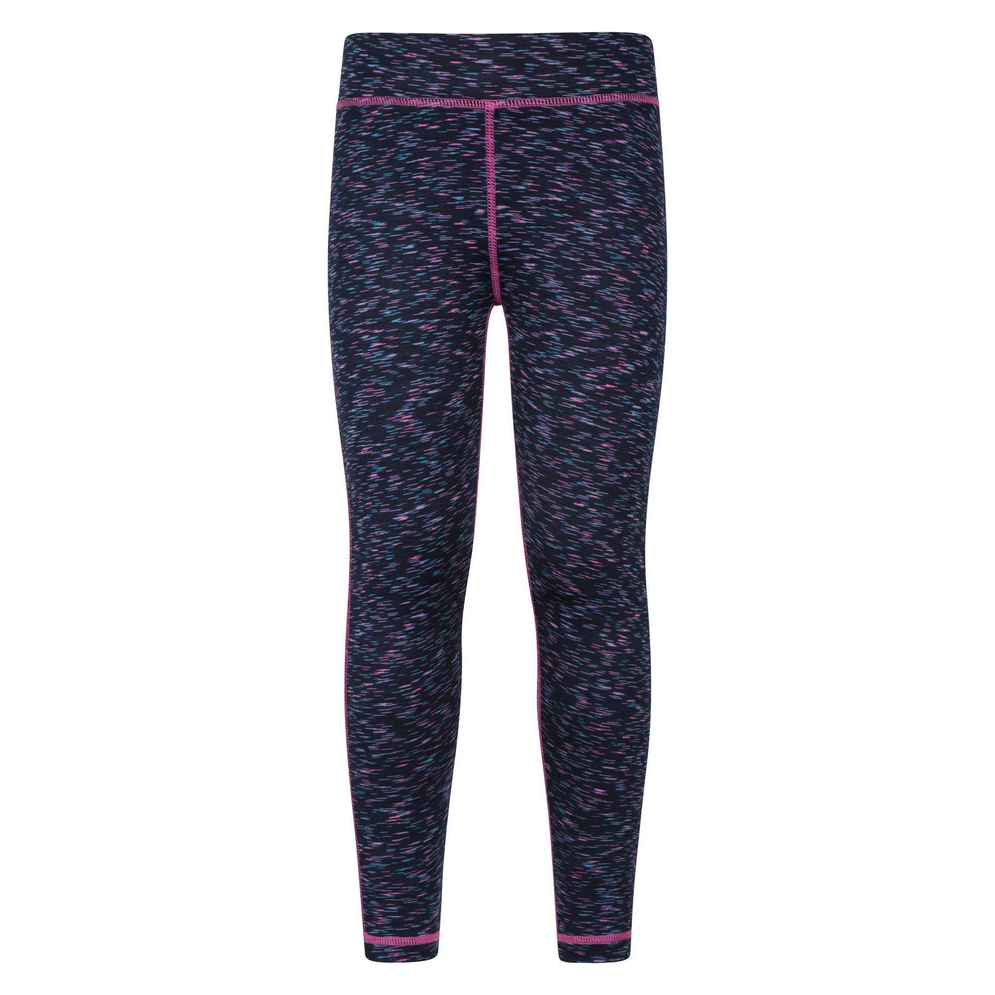 Mountain Warehouse Girls Indigo Kayleigh Ii Space Dye Leggings