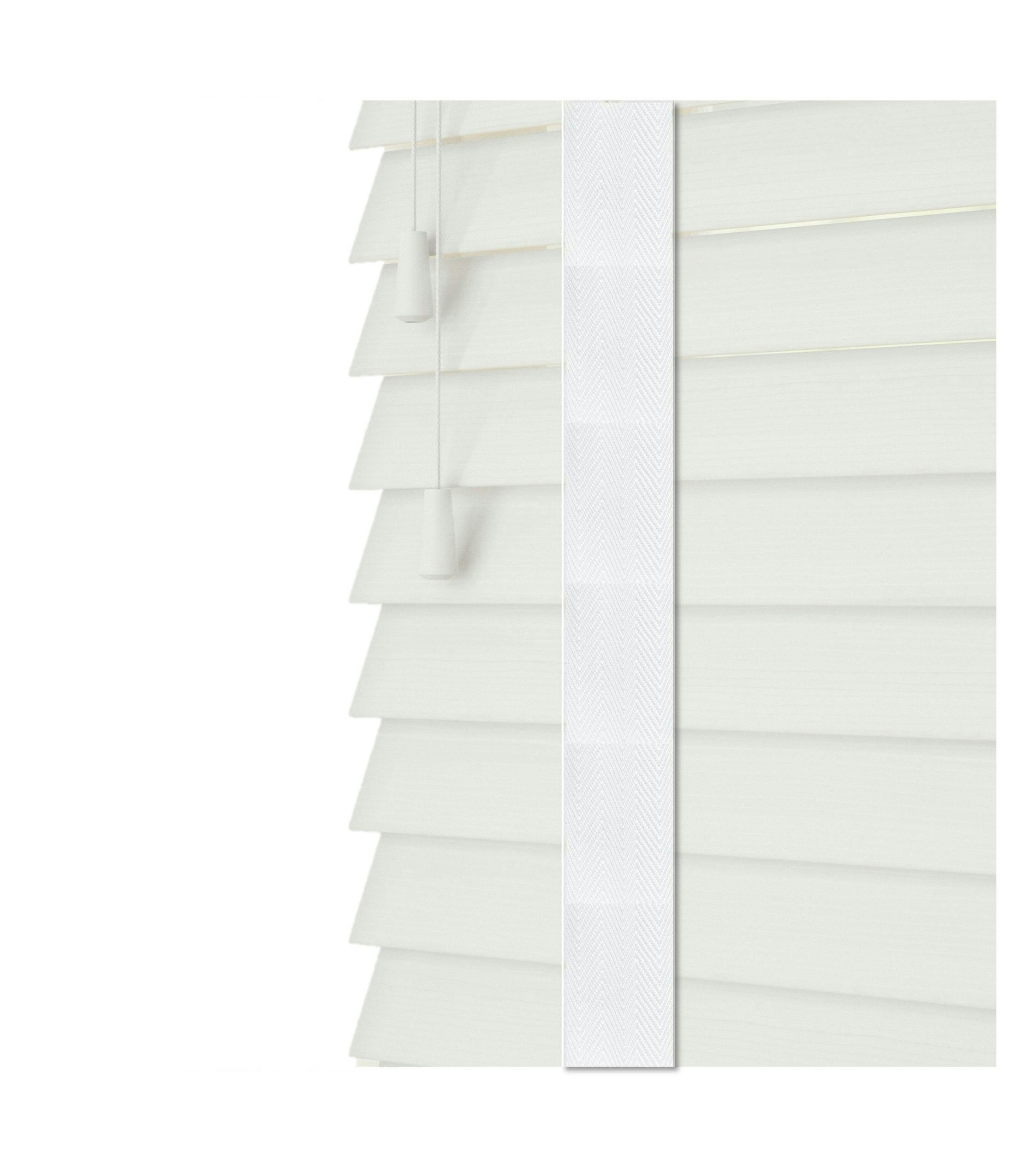 Newedgeblinds Serene Faux Wood Venetian Blinds With Tapes (130Cm Drop) - 160Cm