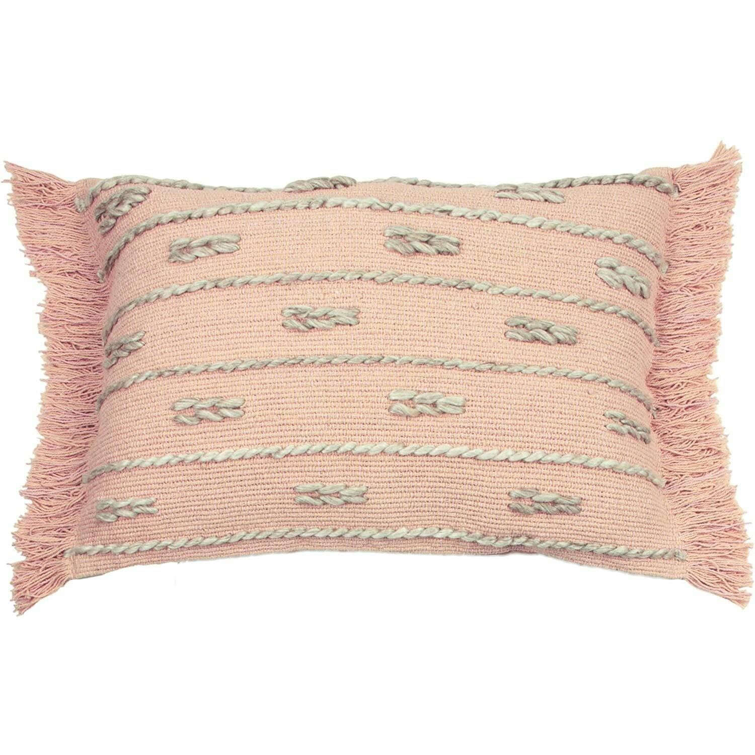 Furn Sigrid Cushion Cover - Blush - One Size - Blush - 90% Cotton/10% Polyester