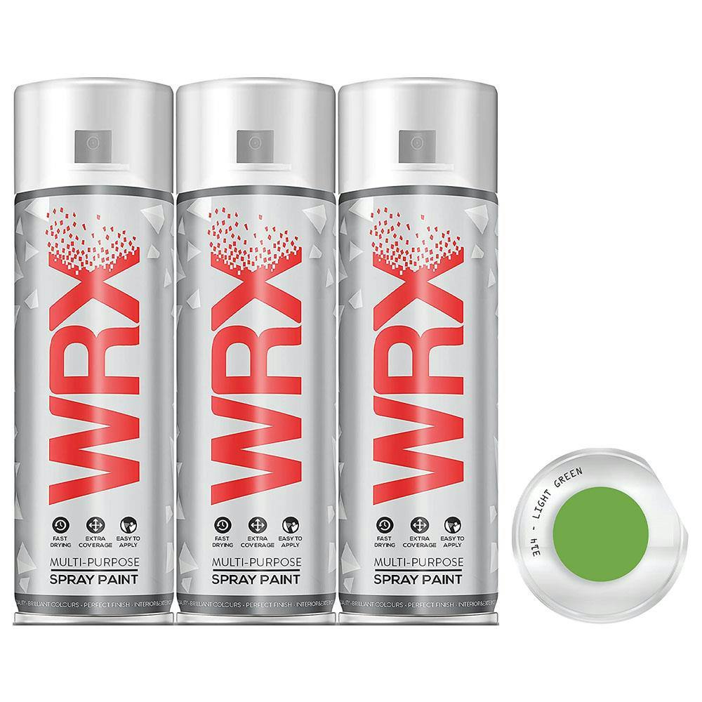 Rackhams Light/Green 12X Wrx Flat Spray Paint 400Ml - Image 5