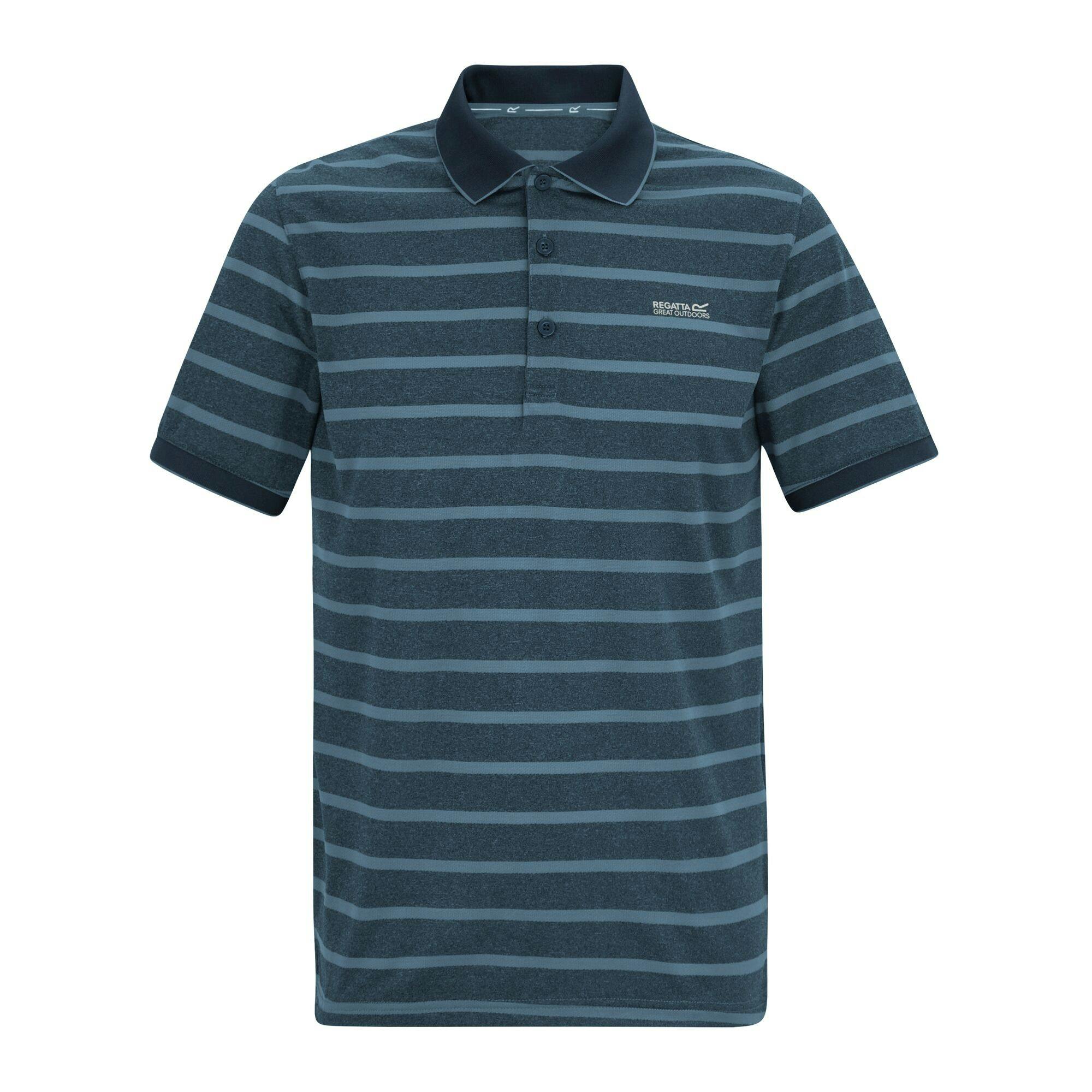 Regatta (M, Night Sky/China Blue) Mens Kildra Polo Shirt - Image 2