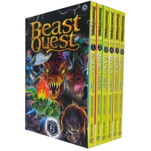 Orchard Books Beast Quest Series 6 The World Of Chaos Collection Set - Books 31-36 By Adam Blade