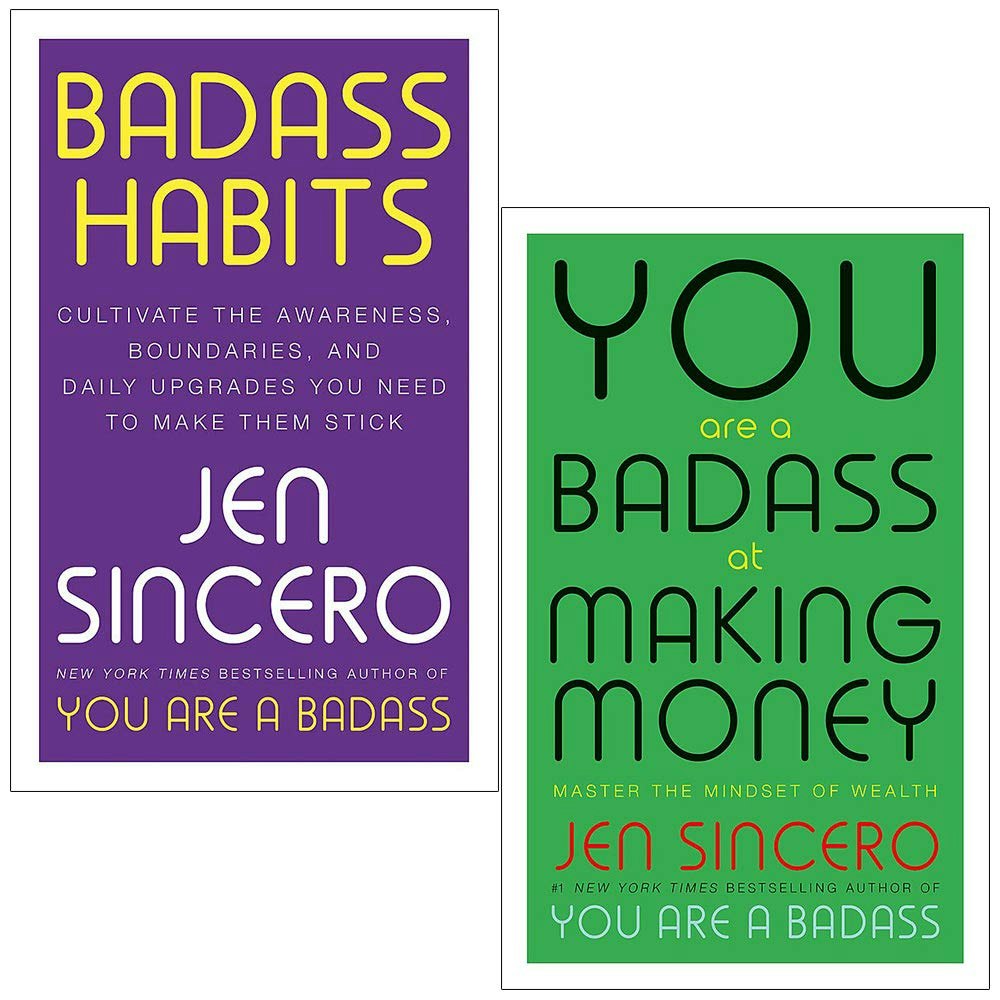 John Murray Badass Habits & You Are A Badass At Making Money By Jen Sincero 2 Books Collection Set
