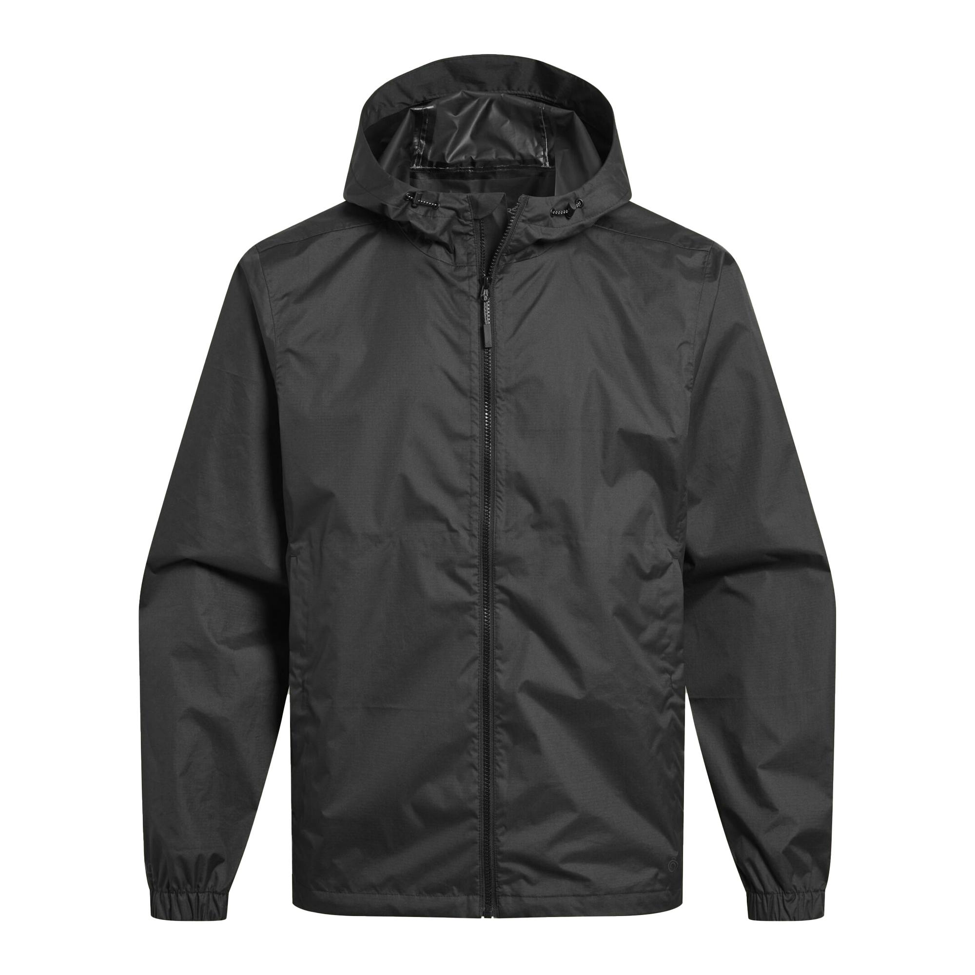Craghoppers Unisex Black Adult Expert Packable Waterproof Jacket - S - 100% Recycled Polyester