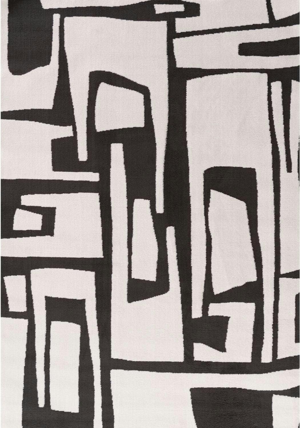 The Rugs Dark/Grey Loft Abstract Rug - 240X340 Cm