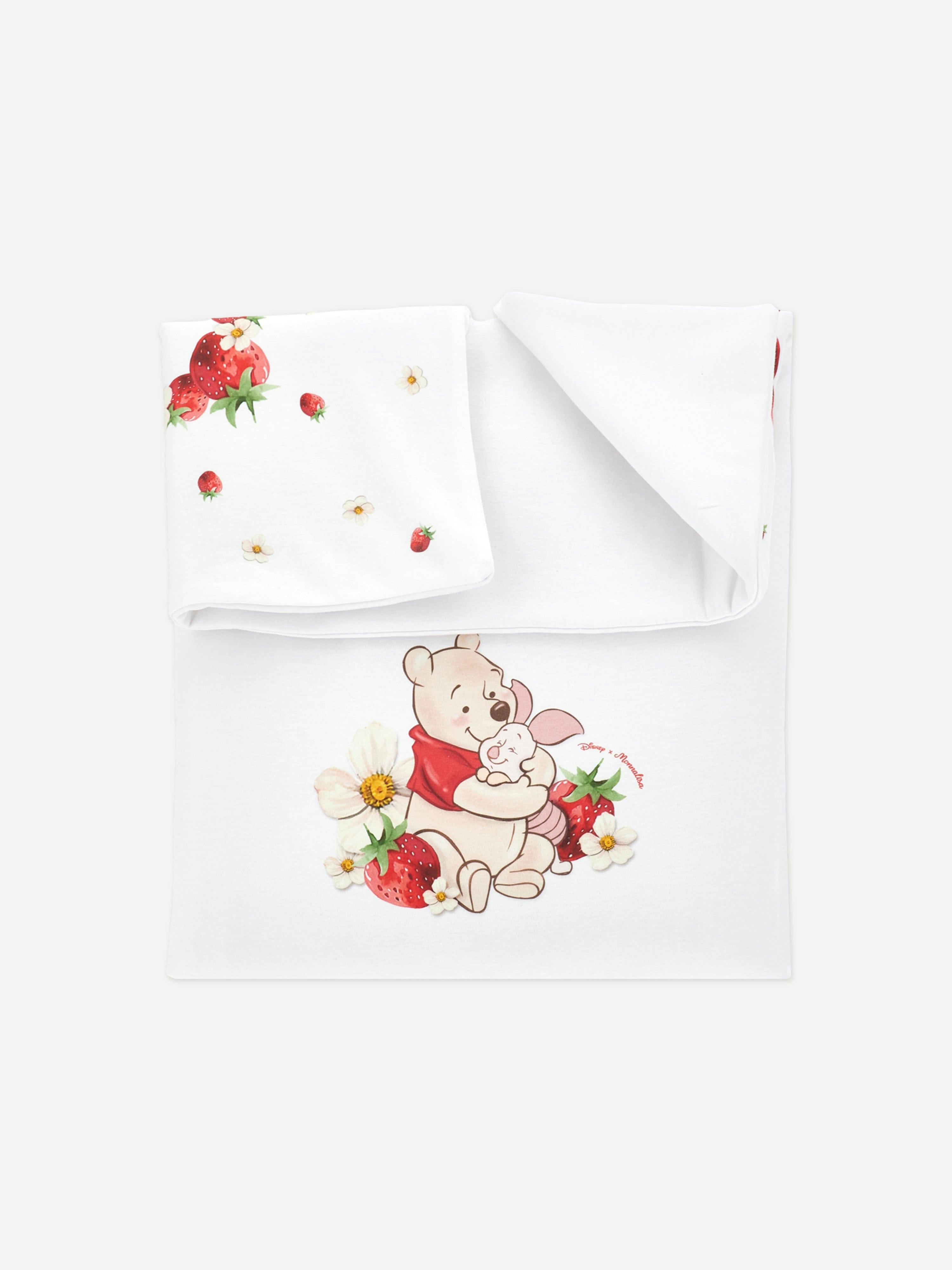 Monnalisa Women's White Baby Girls Winnie The Pooh Blanket In (90Cm) - One Size