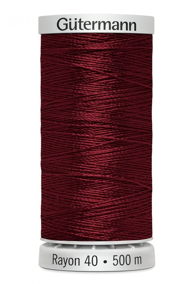 Gutermann No 40 Sulky Rayon Embroidery Thread 500M Rayon Thread Suitable For Embroidery - 1169 - 500 Metres