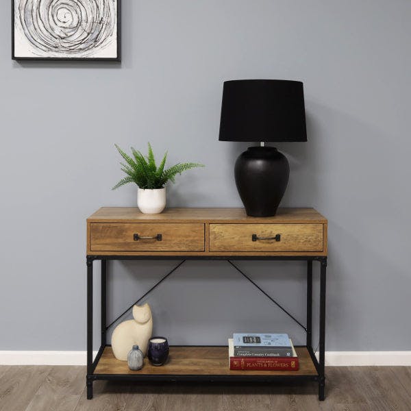 Pagazzi Lighting Black Belen Ceramic Table Lamp
