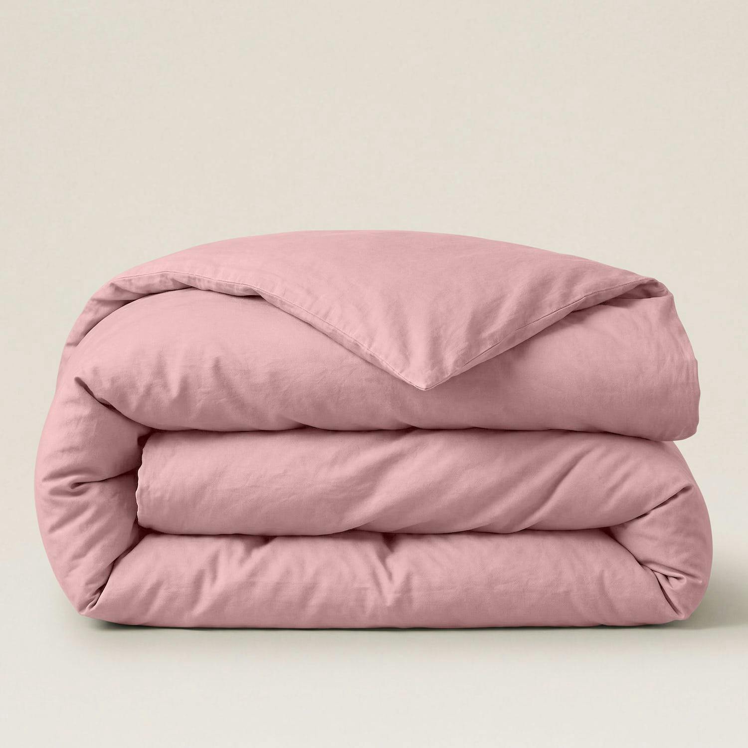 Bedable Pink Percale Duvet Cover - King