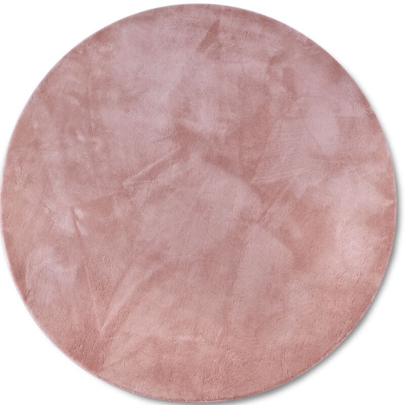 Rackhams Pink Leon High Pile Rug - Ø 160 Cm