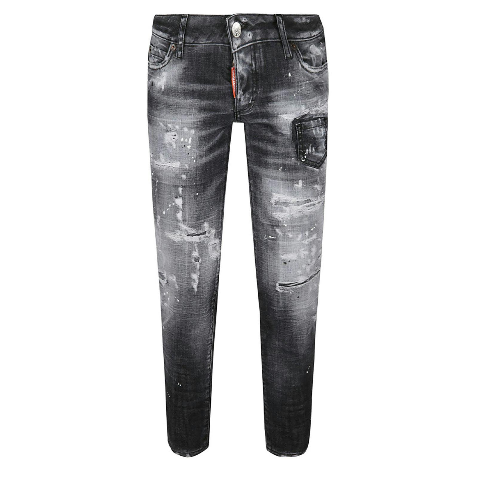 Dsquared Black Special Delivery Jeans In - W26