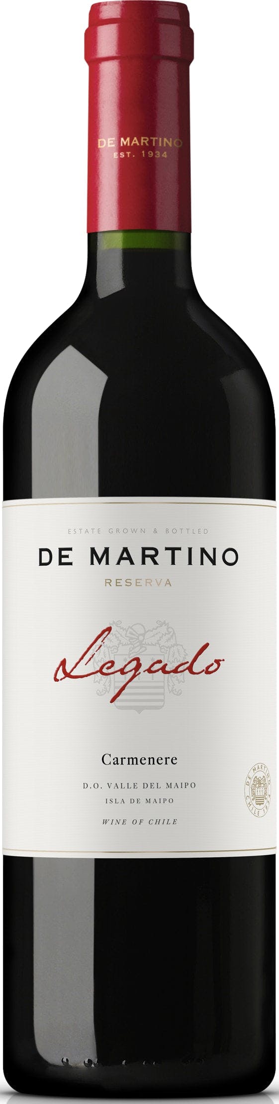 Various Wine Red/Black De Martino Legado Carmenere 2023 75Cl - Pack Of 6