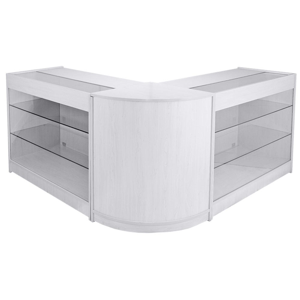 Rackhams White Capricorn Brilliant Shop Counter & Retail Display Set
