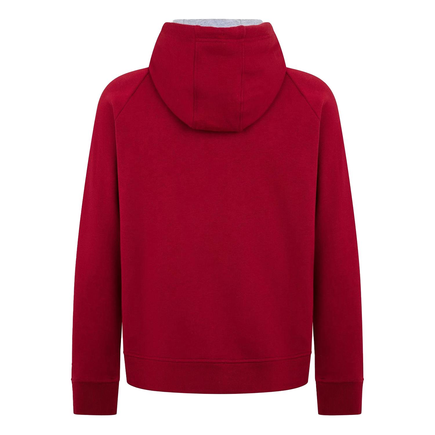 Ellesse Men's Burgundy Regular Raglan Hoodie - Xs - 100% Mixed