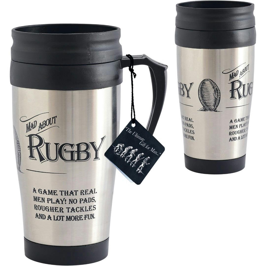 Sportgiftz Rugby Stainless Steel Travel Mug One Colour 7 Fl.oz.