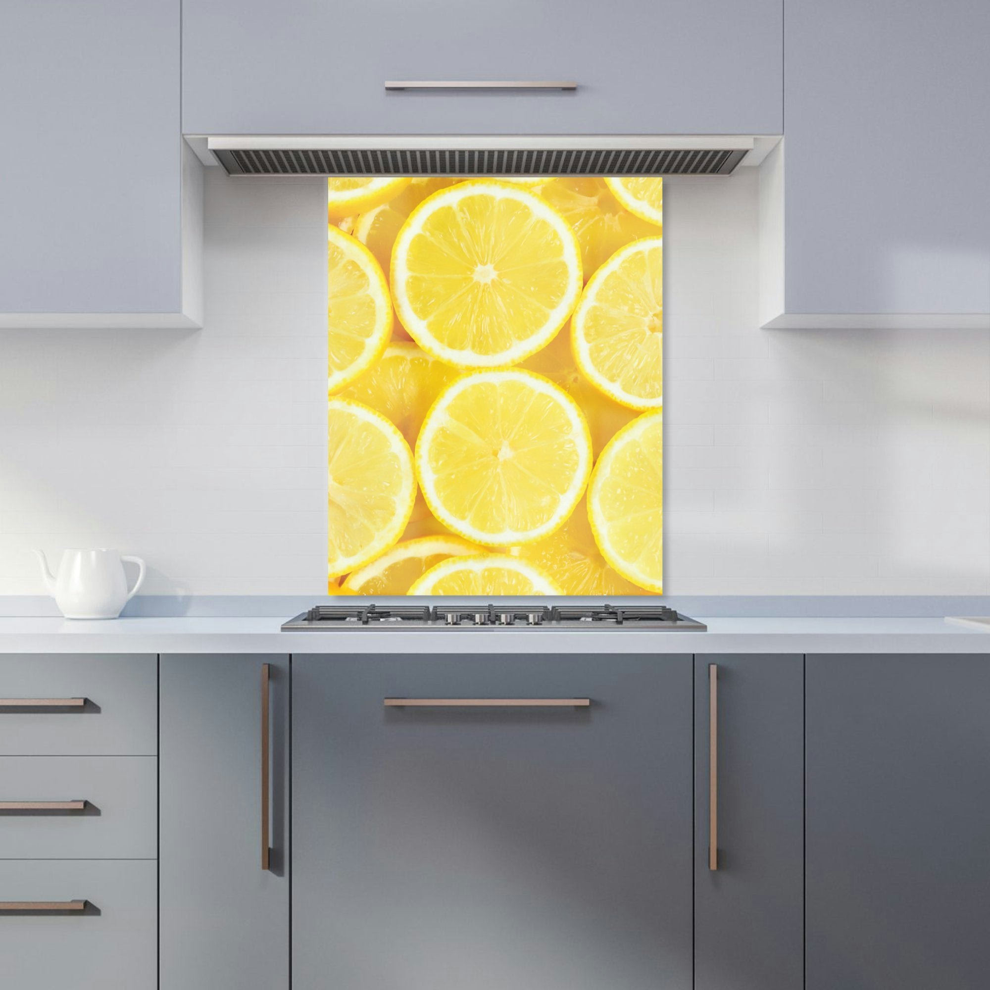 Warren Reed - Designer Vibrant Lemons Kitchen Splashback - W600mm X H750mm