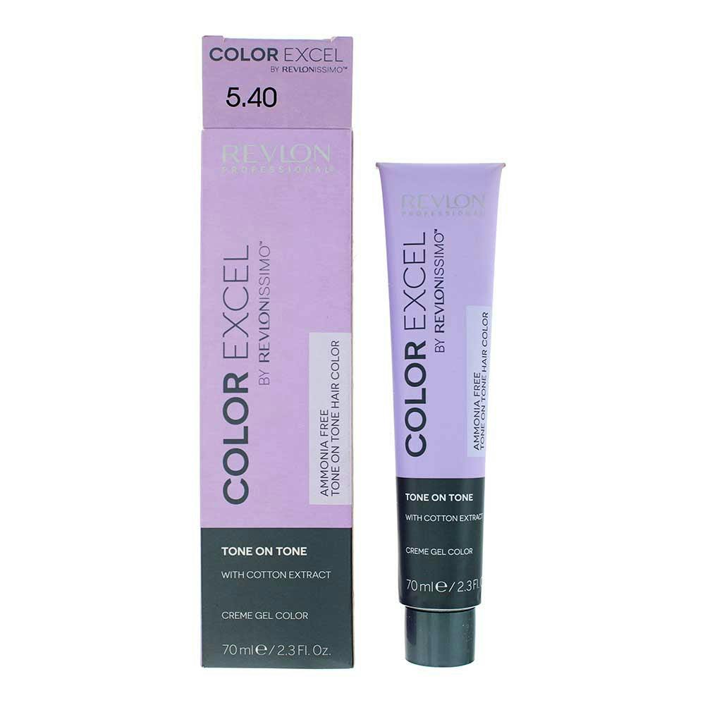 Color Excel Light/Brown Revlon 5.40 Intense Copper Hair Colour 70Ml