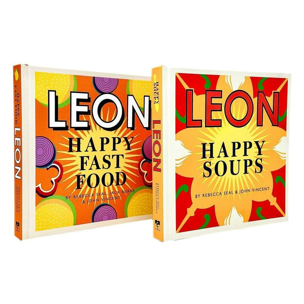 Conran Happy Leons 2 Book Set (Leon Happy Fast Food & Leon Happy Soups)