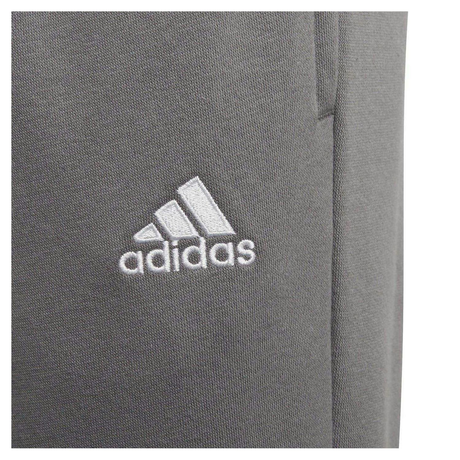 Adidas Grey Kids Ent22 Athletic Jogging Bottoms - 7-8 Years - 70% Cotton/30% Polyester
