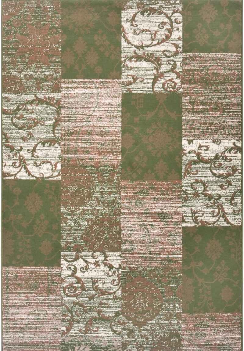 Hanse Home Green Designer Velours Rug Bloques – Patchwork - 120X170 Cm