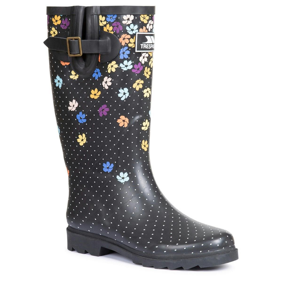 Trespass Womens/Ladies Samira Wellington Boots (Black) - Size UK 3 - Image 3