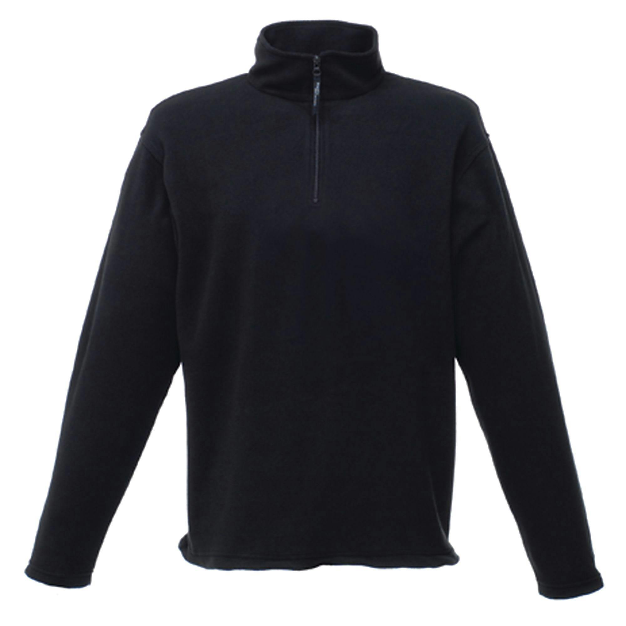 Regatta Men's Black Professional Micro Zip Neck Fleece Top - Xxl - 100% Polyester