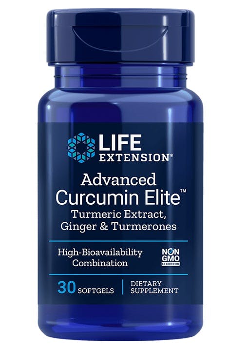 Life Extension Advanced Curcumin Elite Turmeric Extract, Ginger Turmerones 30 Softgels - Image 7